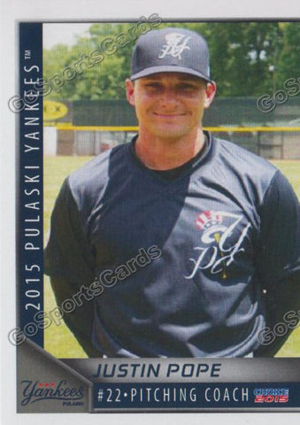 2015 Pulaski Yankees Justin Pope