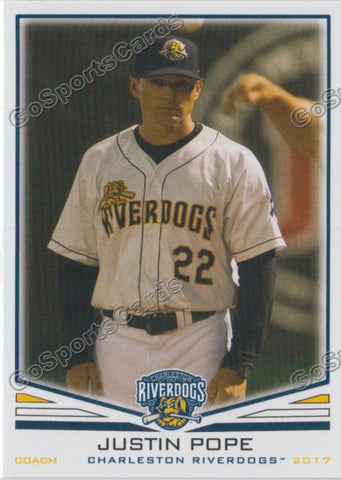 2017 Charleston RiverDogs Justin Pope