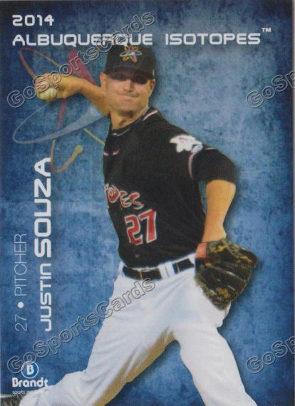 2014 Albuquerque Isotopes Justin Souza