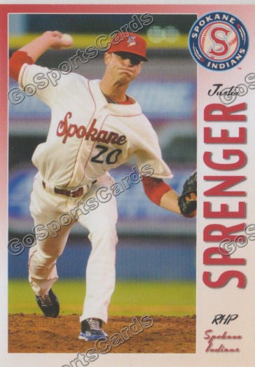 2013 Spokane Indians Justin Sprenger