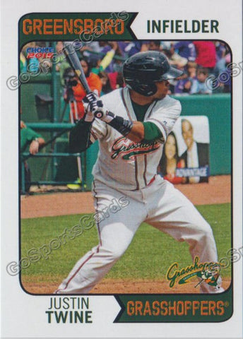 2015 Greensboro Grasshoppers Justin Twine