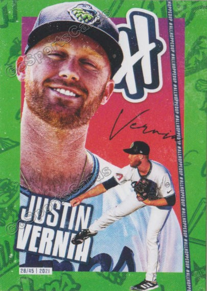 2021 Hillsboro Hops Justin Vernia
