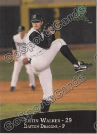 2010 Dayton Dragons Justin Walker