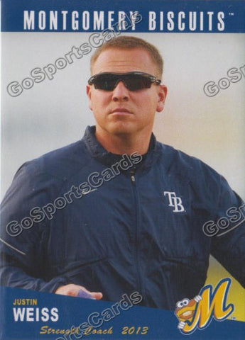 2013 Montgomery Biscuits Justin Weiss