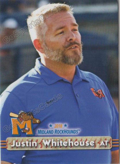 2018 Midland RockHounds Justin Whitehouse