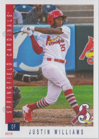 2019 Springfield Cardinals Justin Williams