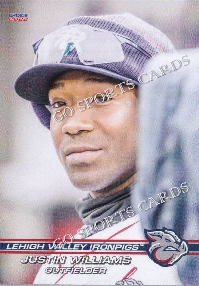 2022 Lehigh Valley IronPigs Justin Williams