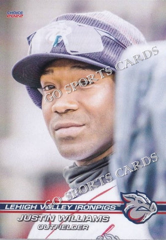 2022 Lehigh Valley IronPigs Justin Williams