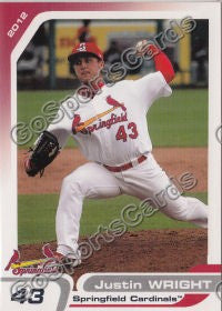 2012 Springfield Cardinals Justin Wright