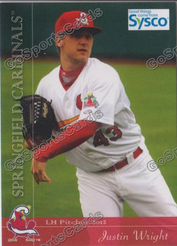 2012 Springfield Cardinals SGA Justin Wright