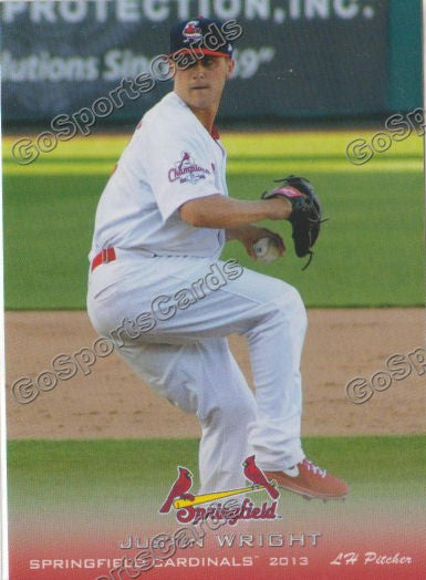 2013 Springfield Cardinals Justin Wright