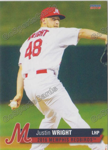 2016 Memphis Redbirds Justin Wright