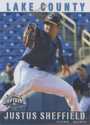 2015 Lake County Captains Justus Sheffield