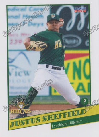 2016 Lynchburg Hillcats Justus Sheffield