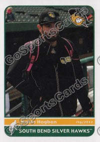 2012 South Bend Silver Hawks Kable Hogben