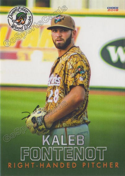 2018 Down East Wood Ducks Kaleb Fontenot