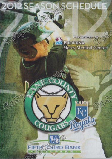 2012 Kane County Cougars Pocket Schedule (Brian Fletcher)
