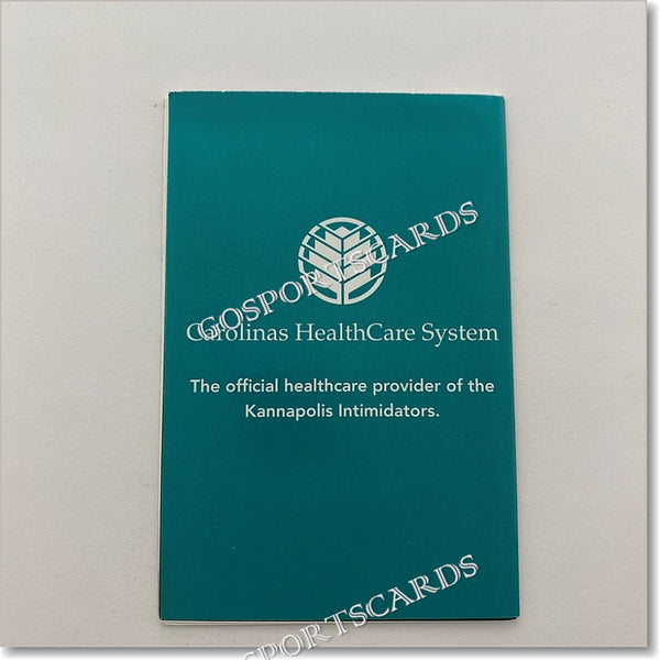 2016 Kannapolis Intimidators Pocket Schedule
