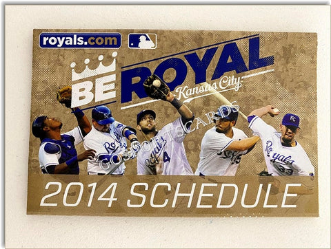 2014 Kansas City Royals Pocket Schedule