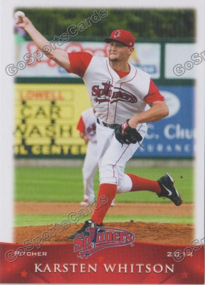 2014 Lowell Spinners Karsten Whitson