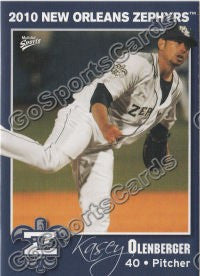 2010 New Orleans Zephyrs Kasey Olenberger