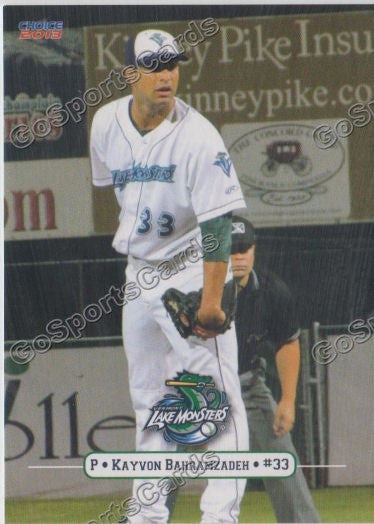 2013 Vermont Lake Monsters Kayvon Bahramzadeh