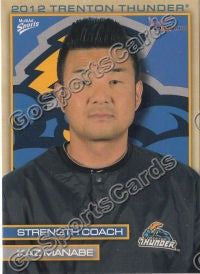 2012 Trenton Thunder Kaz Manabe