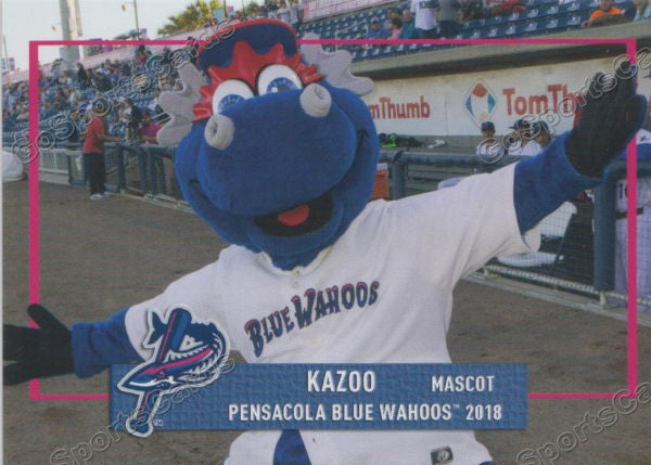 2018 Pensacola Blue Wahoos Kazoo Mascot