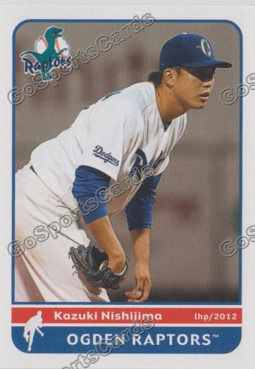 2012 Ogden Raptors Kazuki Nishijima