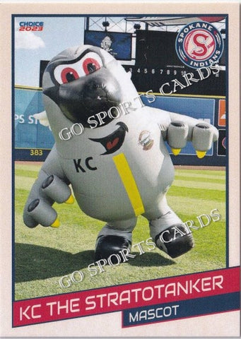 2023 Spokane Indians KC The Stratotanker Mascot