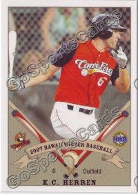 2007 West Oahu CaneFires Hawaii League K. C. HERREN