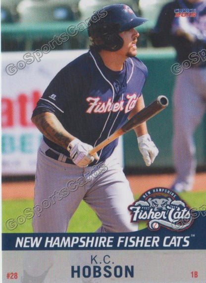 2015 New Hampshire Fishercats KC Hobson
