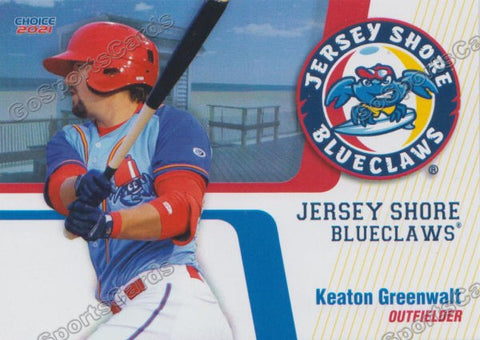 2021 Jersey Shore Blueclaws Keaton Greenwalt