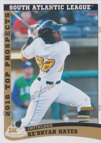2016 South Atlantic League Top Prospect Ke'Bryan Hayes