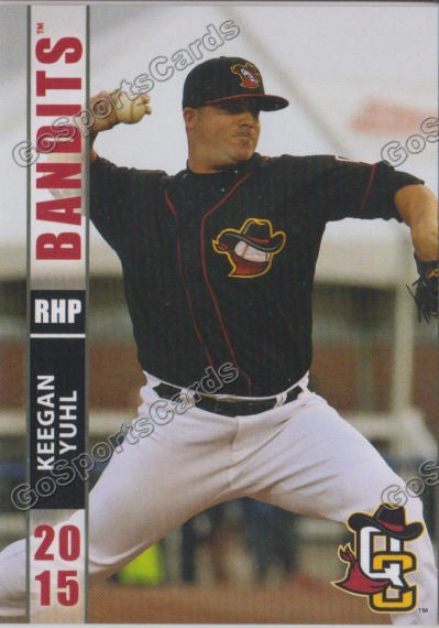 2015 Quad Cities River Bandits Keegan Yuhl