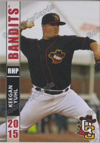2015 Quad Cities River Bandits Keegan Yuhl
