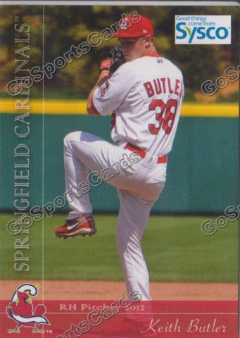 2012 Springfield Cardinals SGA Keith Butler
