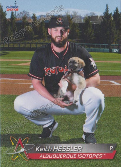 2018 Albuquerque Isotopes Keith Hessler