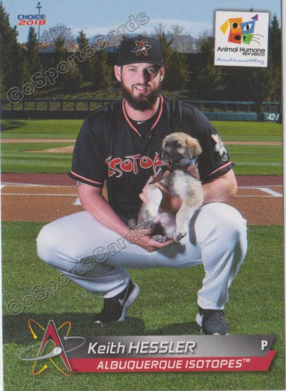 2018 Albuquerque Isotopes SGA Keith Hessler