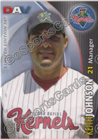 2008 Cedar Rapids Kernels DAV Keith Johnson