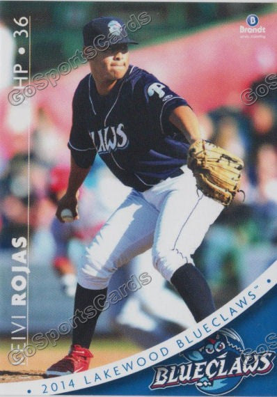 2014 Lakewood BlueClaws Keivi Rojas