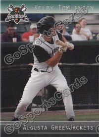 2012 Augusta GreenJackets Kelby Tomlinson