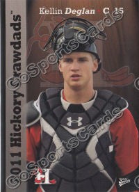 2011 Hickory Crawdads Kellin Deglan