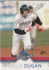 2012 Lakewood BlueClaws Kelly Dugan