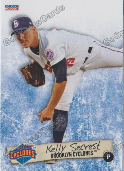 2014 Brooklyn Cyclones Kelly Secrest