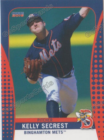 2016 Binghamton Mets Kelly Secrest