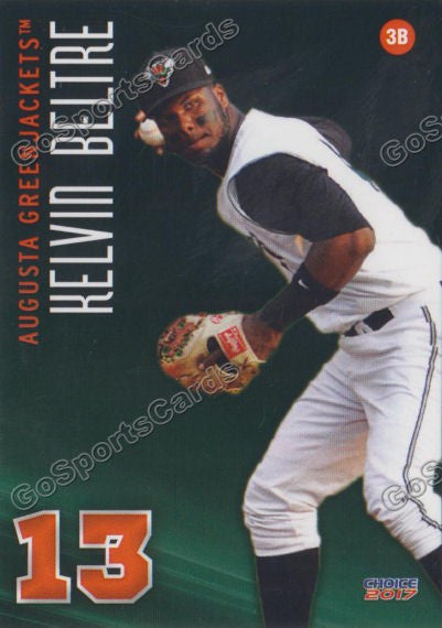 2017 Augusta GreenJackets Kelvin Beltre