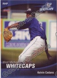 2008 West Michigan WhiteCaps Kelvin Cedano