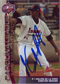 Kelvin De La Cruz 2010 Carolina League Top Prospects (Autograph)
