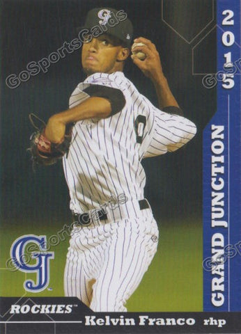 2015 Grand Junction Rockies Kelvin Franco